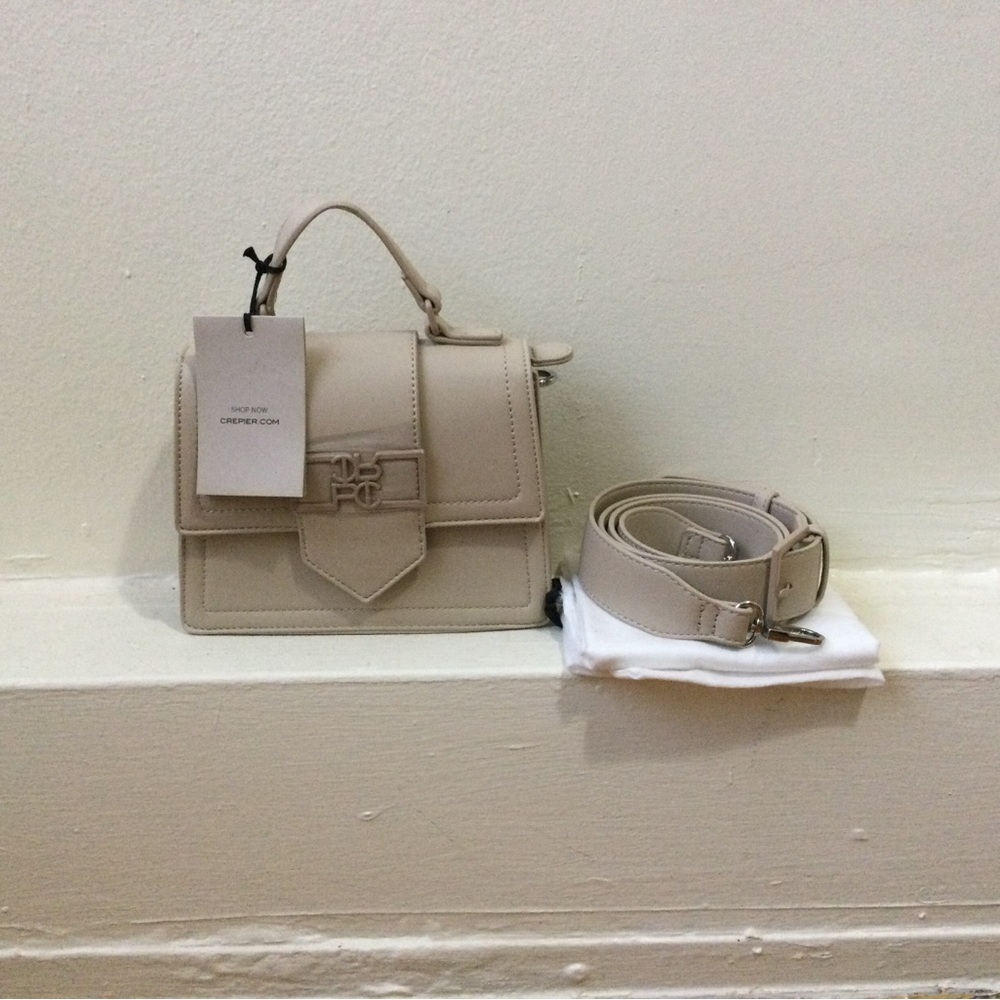 Women’s Mini Flap bag. Beige